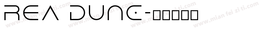 Rea dUNE字体转换